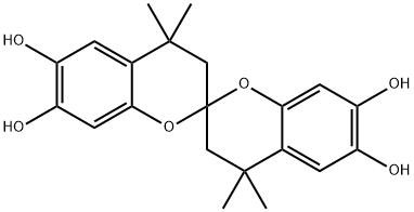 6,6',7,7'-TETRAHYDROXY-4,4,4',4'-TETRAMETHYL-2,2'-SPIROBICHROMAN Structure