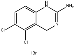 2-아미노-5,6-디클로로-3,4-디하이드로퀴나졸린하이드로브로마이드 구조식 이미지