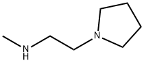 N-메틸-2-피롤리딘-1-일-에탄아민 구조식 이미지