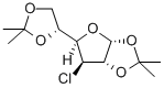 3-CHLORO-3-DEOXY-1,2:5,6-DIISOPROPYLIDENE-ALPHA-D-GLUCOFURANOSE 구조식 이미지