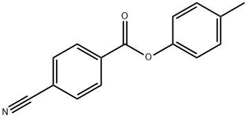 4-시아노벤조산4-메틸페닐에스테르 구조식 이미지