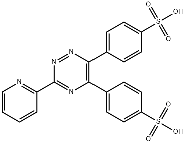 3-(2-Pyridyl)-5,6-bis(4-sulfophenyl)-1,2,4-triazine 구조식 이미지