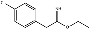 2-(4-CHLORO-PHENYL)-ACETIMIDIC ACID ETHYL ESTER Structure