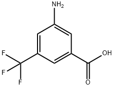 3-Amino-5-(trifluoromethyl)benzoic acid 구조식 이미지