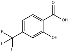4-Trifluoromethylsalicylic acid 구조식 이미지