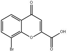 8-BROMO-4-OXO-4H-CHROMENE-2-CARBOXYLIC ACID 구조식 이미지
