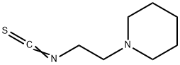 2-PIPERIDINOETHYL ISOTHIOCYANATE Structure