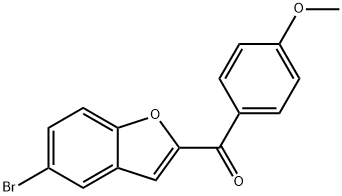 5-BROMO-2-(4-METHOXYBENZOYL)BENZOFURAN Structure