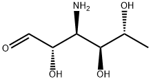 3-Amino-3,6-dideoxy-D-mannose Structure