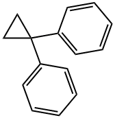 1,1-Diphenylcyclopropane Structure