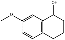 1-Hydroxy-7-Methoxy-1,2,3,4-tetrahydronaphthalene Structure