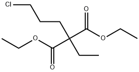 디에틸2-(3-클로로프로필)-2-에틸말로네이트 구조식 이미지