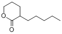 tetrahydro-3-pentyl-2H-pyran-2-one Structure