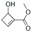 1-Cyclobutene-1-carboxylic acid, 4-hydroxy-, methyl ester (9CI) Structure