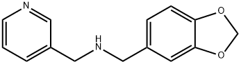 BENZO[1,3]DIOXOL-5-YLMETHYL-PYRIDIN-3-YLMETHYL-AMINE Structure