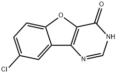 8-Chloro[1]benzofuro[3,2-d]pyrimidin-4(3H)-one Structure