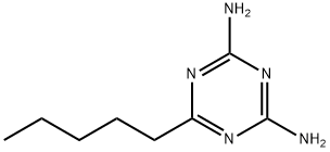 6-펜틸-1,3,5-트리아진-2,4-디아민 구조식 이미지