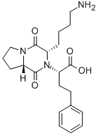 Lisinopril S,S,S-Diketopiperazine 구조식 이미지