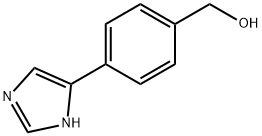 [4-(1H-이미다졸-4-일)-페닐]-메탄올 구조식 이미지