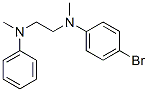 N-(p-Bromophenyl)-N,N'-dimethyl-N'-phenylethylenediamine Structure