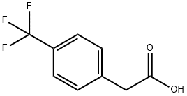 4-(Trifluoromethyl)phenylacetic acid 구조식 이미지
