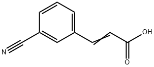 3-CYANOCINNAMIC ACID Structure