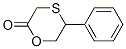 5-Phenyl-1,4-oxathian-2-one Structure