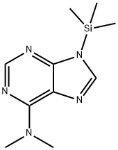 6-Dimethylamino-9-trimethylsilyl-9H-purine Structure