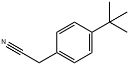 4-трет-бутилфенил-ацетонитрил структурированное изображение
