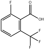 2-플루오로-6-(트라이플루오로메틸)벤조산 구조식 이미지