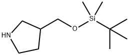 3-(TERT-BUTYL-DIMETHYL-SILANYLOXYMETHYL)-PYRROLIDINE Structure
