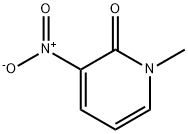 3-니트로-1-메틸-2(1H)-피리디논 구조식 이미지