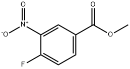 Methyl 4-fluoro-3-nitrobenzoate 구조식 이미지