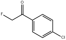 1-(4-클로로페닐)-2-플루오로에타논 구조식 이미지