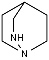 1,2-diaza-bicyclo[2.2.2]octane Structure