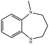 1-메틸-2,3,4,5-테트라하이드로-1H-1,5-벤조디아제핀 구조식 이미지