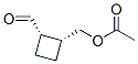 시클로부탄카르복스알데히드,2-[(아세틸옥시)메틸]-,(1S,2R)-(9CI) 구조식 이미지