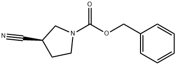 (R)-1-N-Cbz-3-cyanopyrrolidine Structure