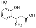 3-아미노-3-(2,3-디하이드록시-페닐)-프로피온산 구조식 이미지