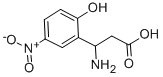 3-아미노-3-(2-하이드록시-5-니트로-페닐)-프로피온산 구조식 이미지