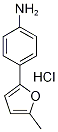 2-(4-Aminophenyl)-5-methylfuran hydrochloride Structure