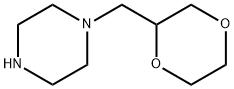 Piperazine, 1-(1,4-dioxan-2-ylmethyl)- (9CI) Structure