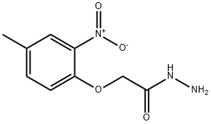 2-(4-METHYL-2-NITROPHENOXY)ACETOHYDRAZIDE Structure