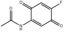 아세트아미드,N-(4-플루오로-3,6-디옥소-1,4-사이클로헥사디엔-1-일)- 구조식 이미지