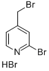 PYRIDINE,2-BROMO-4-(BROMOMETHYL)-,HYDROBROMIDE Structure