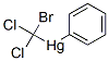 (bromodichloromethyl)phenylmercury Structure