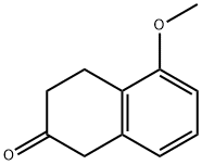 5-Methoxy-2-tetralone 구조식 이미지