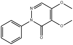 4,5-Dimethoxy-2-phenylpyridazin-3(2H)-one 구조식 이미지
