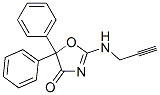 5,5-Diphenyl-2-(2-propynylamino)-2-oxazolin-4-one Structure