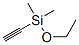 Ethynyldimethylethoxysilane Structure